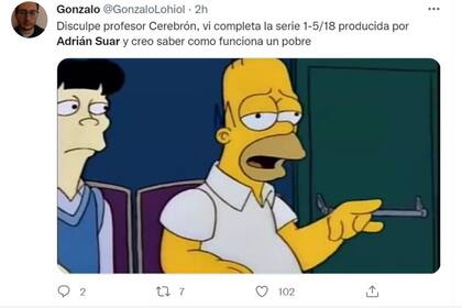 Homero Simpson, presente en los memes referidos a La 1-5/18