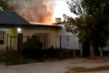 Homicidio e incendio en Moreno