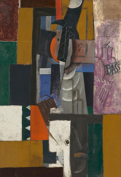 "Homme à la guitare" (1913), de Pablo Picasso, vendida por US$40,8 millones