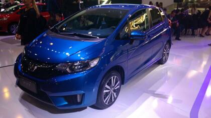 Honda Fit en el Salón del Automóvil.