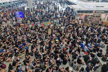 Todos los vuelos fueron cancelados