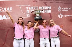La Dolfina ganó por quinta vez el Abierto Argentino femenino de polo y es el máximo campeón
