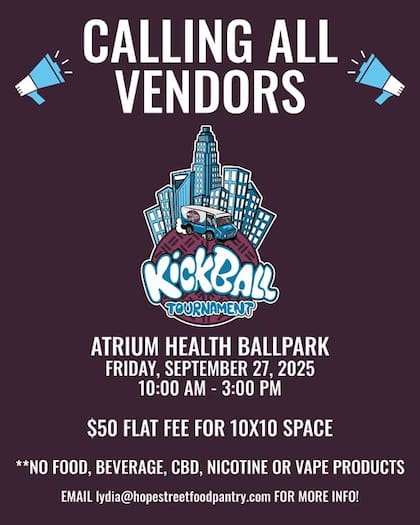 Hope Street Food Pantry hará un evento especial el 27 de septiembre en Charlotte (FB hopestreetfoodpantry)