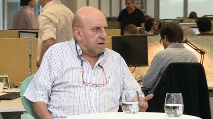 Horacio Pagani en la redacción de LA NACION