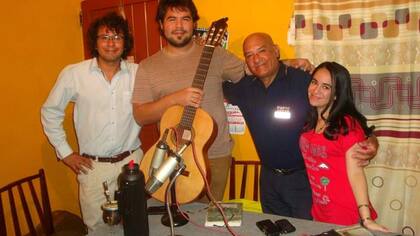 Horacio Cáceres compartió un homenaje hacia el músico