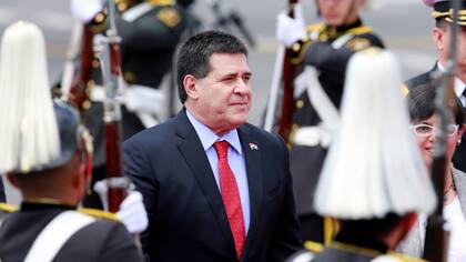El presidente de Paraguay, Horacio Cartes, también fue uno de los invitados al traspaso de mando entre Rafael Correa y Lenin Moreno