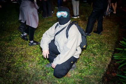 Horacio Chaves, otro de los participantes que decidió ir lookeado al encuentro