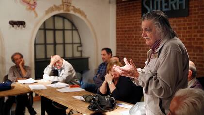 Horacio González expone al cierre del encuentro de Carta Abierta