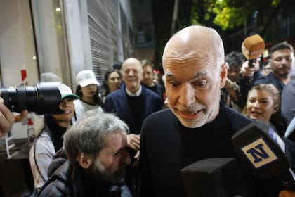 Horacio Larreta llega al debate que se llevará a cabo en el Canal de la Ciudad