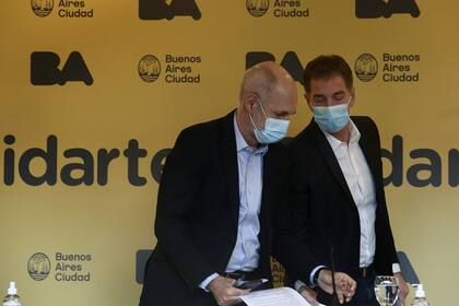 Horacio Rodríguez Larreta apoya a Diego Santilli en su candidatura en la  Provincia