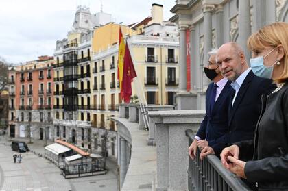 Horacio Rodríguez Larreta durante su visita a Madrid, en el Teatro Real