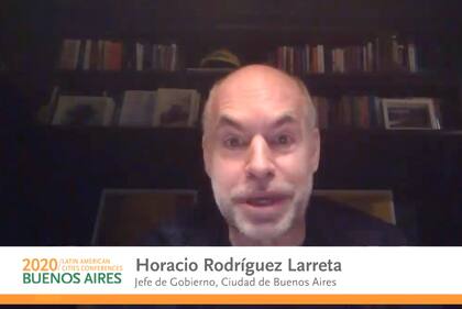 Horacio Rodríguez Larreta en la conferencia del Council of the Americas