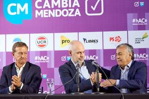 En medio de las tensiones, Rodríguez Larreta viajó a Mendoza para apoyar al radical Cornejo