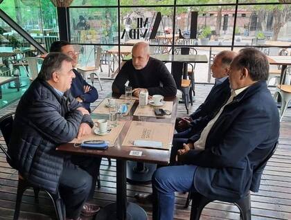 Horacio Rodríguez Larreta en una reunión de Juntos por el Cambio en Córdoba