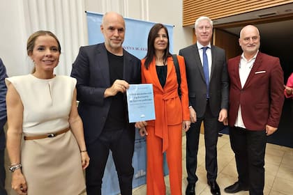 Horacio Rodríguez Larreta estuvo en la presentación del libro