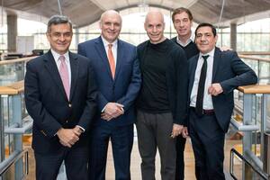 Horacio Rodríguez Larreta junto a José Luis Espert y su equipo