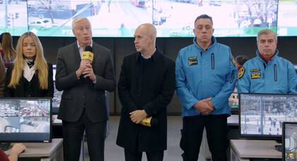 Horacio Rodríguez Larreta, junto al nuevo ministro de Justicia y Seguridad porteño, Gustavo Coria