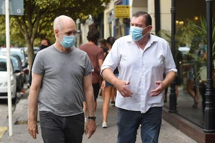 Horacio Rodríguez Larreta recorrió Mar del Plata junto a Guillermo Montenegro