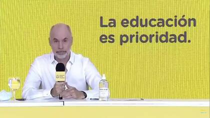 Horacio Rodríguez Larreta se refirió a los recortes en obras educativas y otros ámbitos de la ciudad