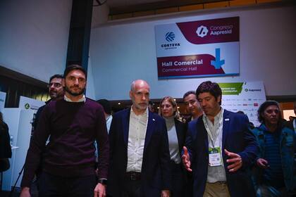Horacio Rodríguez Larreta visitó el Congreso de Aapresid en Rosario