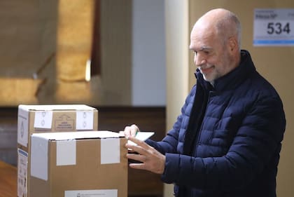 Horacio Rodríguez Larreta votó en la Facultad de Derecho
