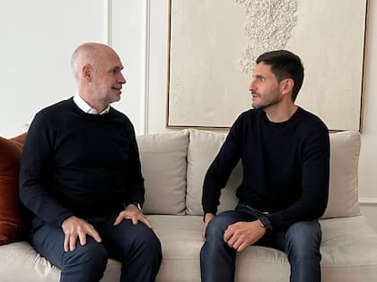 Horacio Rodríguez Larreta y Maximiliano Pullaro