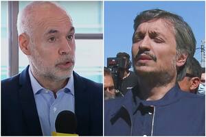 Horacio Rodríguez Larreta y Máximo Kirchner