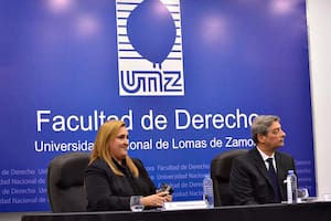 Horacio Rosatti en un acto en la universidad de Lomas de Zamora