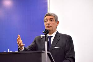 Horacio Rosatti en un acto en la universidad de Lomas de Zamora