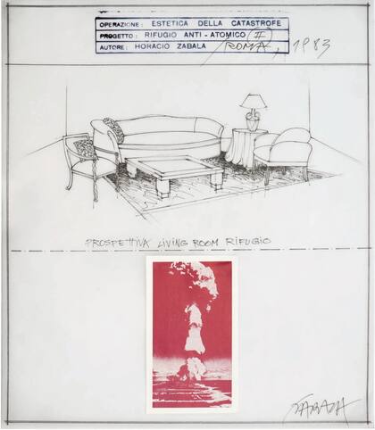 Horacio Zabala. Estética de la catástrofe. Refugio antiatómico, 1983