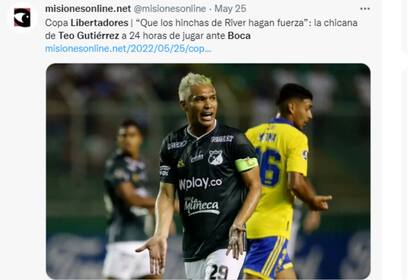 Horas antes del partido había lanzado una indirecta