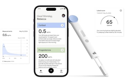 Hormometer mide los niveles de cortisol y progesterona en la saliva con un dispositivo de tamaño similar a un test de embarazo