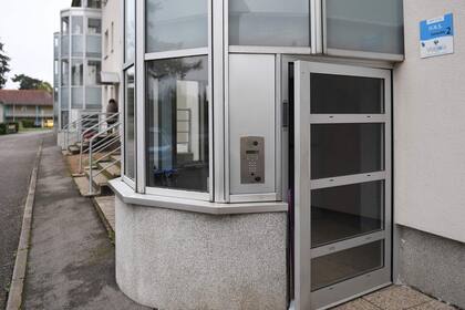 La entrada del inmueble en el que se habría producido el asesinato de la pequeña Rose