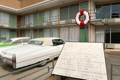 Hotel Lorraine. Hoy es el Museo Nacional de los Derechos Civiles y mantiene intacta la habitación de King.
