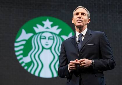 Howard Schultz, el fundador y CEO de Starbucks.