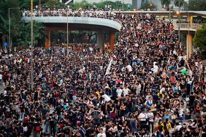 Hoy continúan las protestas en Hong Kong