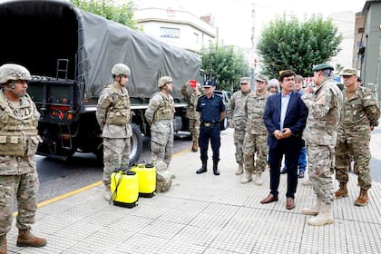 Hoy desembarcaron efectivos de las fuerzas armadas en La Matanza