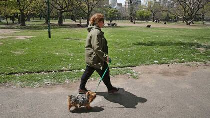 Hoy, el espacio verde está libre de obradores