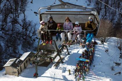 Hoy funcionaron las aerosillas Séxtuple, Punta Nevada Lynch y La Hoya, y el Cable Carril