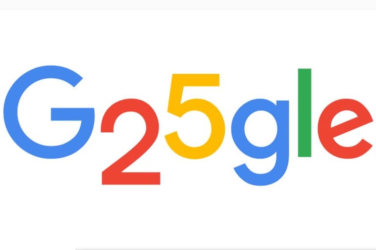 25° anniversario di Google: il motore di ricerca festeggia con uno storico doodle