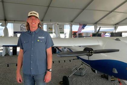 Hoy hay 35 de estos volando en Brasil, en cultivos de maíz, soja y algodón