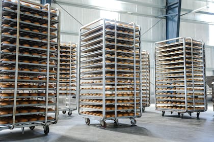 Hoy, Kali's tiene 20 empleados y produce entre 25.000 y 30.000 panes al día en su fábrica de Pacheco