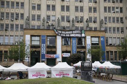 Hoy la Facultad de Medicina de la UBA estuvo cerrada