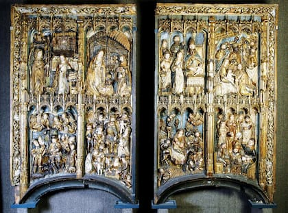 Hoy, la pieza que, según Scházelvon, fue pintada por Walheimer, cuelga del Museo Larreta.