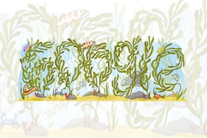 Hoy se celebran los bosques marinos de algas gigantes en el Gran Arrecife del Sur con un doodle de Google