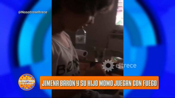 La crítica de Nicole Neumann a Jimena Barón por dejar a Momo jugar con fuego - Gentileza: eltrece