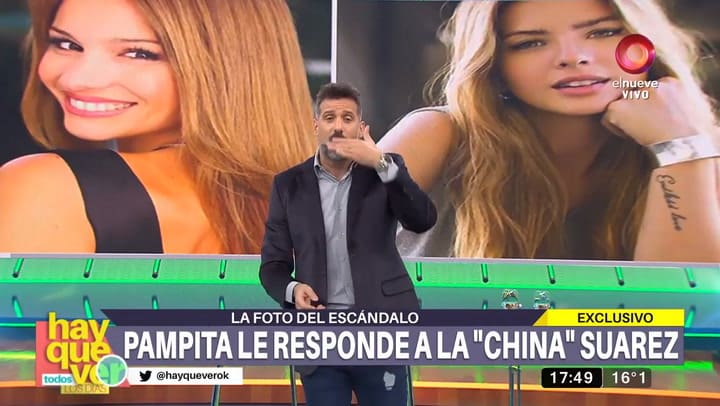 Pampita habló sobre la foto de la China Suárez - Fuente: El Nueve