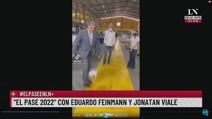 Jonatan Viale, sobre Jorge Capitanich: 'Como gobernador, es un buen futbolista'