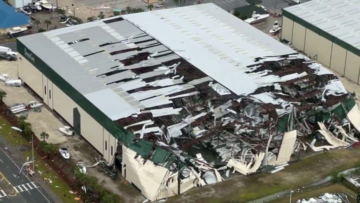 Devastaciones en el condado de Bay, Florida