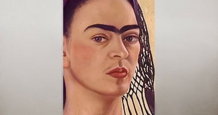 “El sueño (La cama)” de Frida Khalo